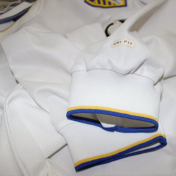 Nike LEEDS UNITED 2000-02 home football shirt long sleeve jersey XL Strongbow - Picture 13 of 16